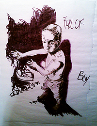 full of it - marker on tracing paper