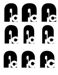 Variations of the logo chosen